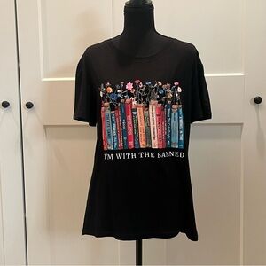 Black Tee- I’m With The Banned